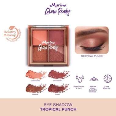 MARINA GLOW READY COMPACT EYESHADOW PALETTE TROPICAL PUNCH