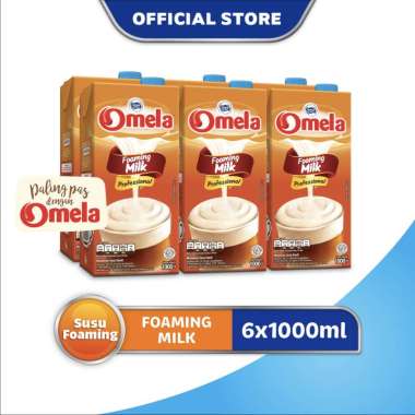 Frisian Flag Omela Foaming UHT [1000 mL/6 pcs]