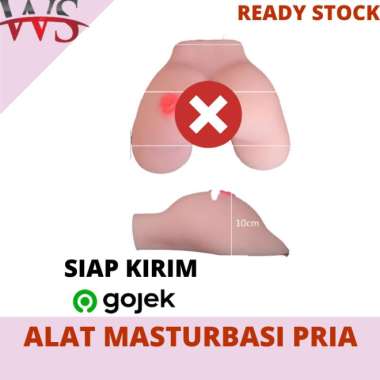 Alat masturbasi silikon pria sex toys alat bantu seks M-L Creamer