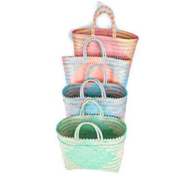 Tas hampers murah / tas anyaman plastik / tas parcel / tas souvenir Ukuran Mini