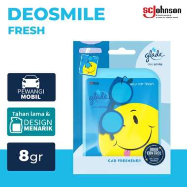 Glade Deo Smile New Car Fresh [8gr] Pengharum Mobil Gantung
