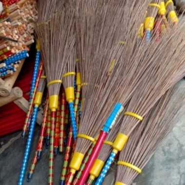 Sapu lidi super gagang kayu atau bambu terlaris, awet