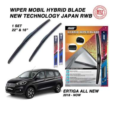 Wiper Mobil SUZUKI ERTIGA Karet Wiper Frameless Hybrid Blade Set RWB Ertiga Old