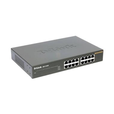 D-LINK DGS-1016C Gigabite Switch Hub [16 Port] Black/Violet
