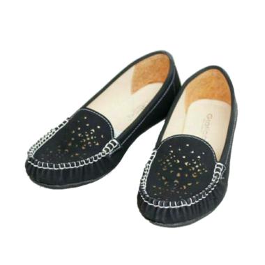 Gratica NFZ-55 Laser Flat Shoes - Hitam