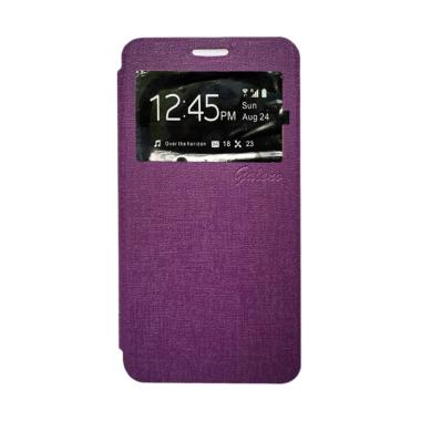 Galeno Flip Cover Casing for Lenovo A6000 - Ungu