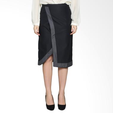Neusa Sukma Skirt NSS-003.16 Etnik Rok Wanita - Black