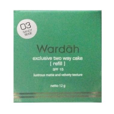 Refil Wardah Two Way Cake - SandyBeige