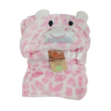 Carter 3D Giraffe Selimut Topi - Pink