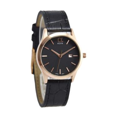 Alfa Ladies Colection H170D35AL55010LHRG Date Jam Tangan Wanita