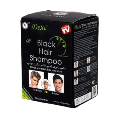 Dexe Hair Shampoo Pewarna Rambut - Black Dexe Hair Shampoo Pewarna Rambut - Black