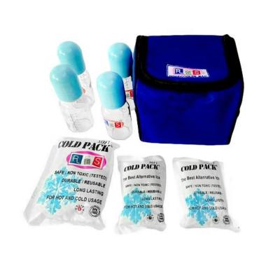 RBS Hot and Cooler Bag With Glass Bottle and Ice Gel
