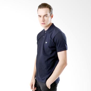 Efesu Men Polo Kaos Polo Pria - Navy