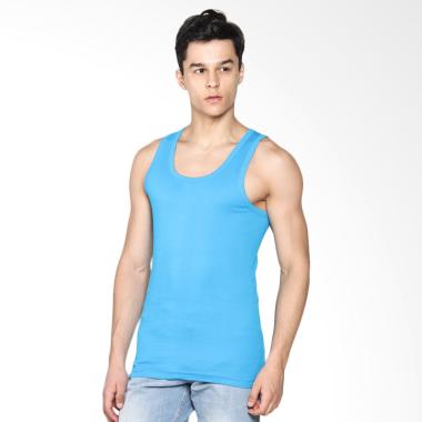 LGS Men Underwear Tank Top Atasan P ... 1 Pcs] LETS-003-222-BL-7C