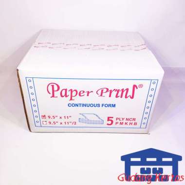 Paperpryns Continuous Form Computer Paper - PMKHB [9.5 Inch x 11 Inch/5 Ply/NCR]