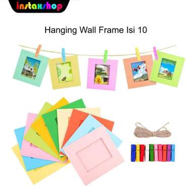 Hanging Decor Wall Frame Album Foto Instax Mini / Photo 2R Etc Rainbow