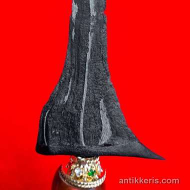 Keris Pusaka Sepuh Brojol Mojopahit Pamor Janur Sinebit Asli Kuno Original hitam