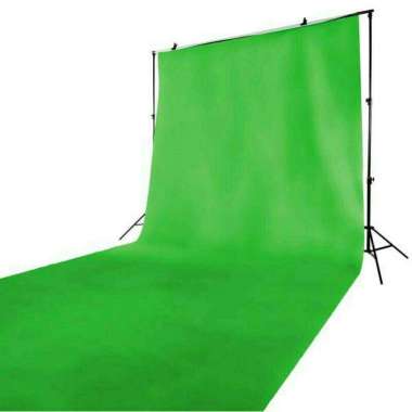 Green Screen Layar Latar Background Bahan Spunbond 100gsm hijau stabilo