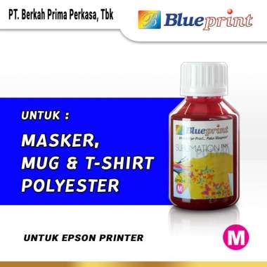 Blueprint Tinta Sublim Epson Printer Refill for Epson [100 mL/ 6 Warna] Magenta