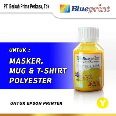 Blueprint Tinta Sublim Epson Printer Refill for Epson [100 mL/ 6 Warna] Yellow