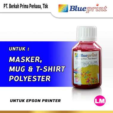 Blueprint Tinta Sublim Epson Printer Refill for Epson [100 mL/ 6 Warna] Light Magenta