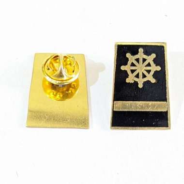 Mulyocreative Pin Kerah Pelaut Pelayaran Tingkat I / 2pcs
