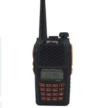 Pofung UV-6R 5Watt 1800mAh Walkie Talkie Radio HT UV6R Hitam