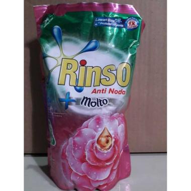 Promo Harga Rinso Liquid Detergent + Molto Pink Rose Fresh 750 ml - Blibli