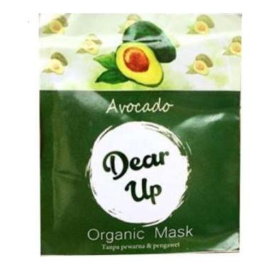 BPOM DEAR UP MASKER ORGANIK MASKER WAJAH REPACK 10gram - Avocado