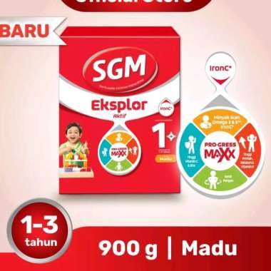 Promo Harga SGM Eksplor 1+ Susu Pertumbuhan Madu 900 gr - Blibli