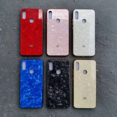 Xiaomi Redmi Note 7 Note 7 Pro Shiny Shell Diamond Glass Hard Case Cover Casing Xiaomi Redmi Note 7 