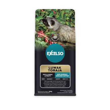 Excelso Luwak Toraja Bubuk Kopi 200G