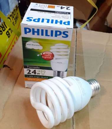 Philips Tornado 24 Watt (sudah termasuk Bubble Wrap) Kuning