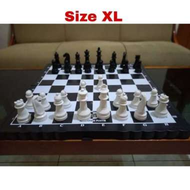 Terbaru Papan Catur Size XL Murah Ukuran Besar (Sudah Termasuk Bidak)