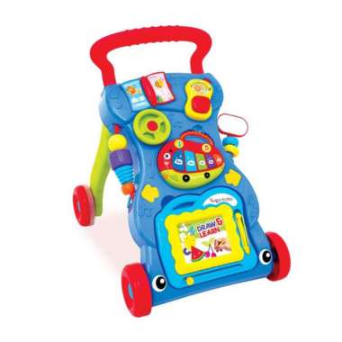 Sugar Baby Mini Car Push Walker (Baby Walker) Biru
