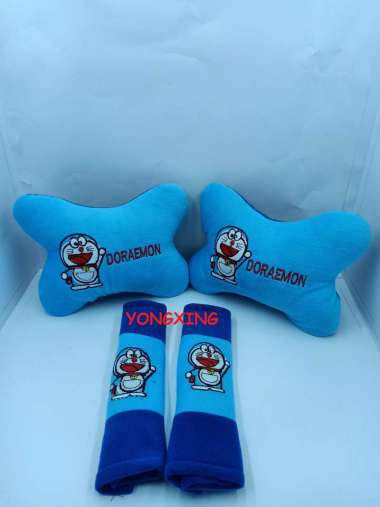 Bantal Leher Mobil 2in1 Doraemon