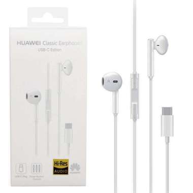 Headset Huawei CM33 Type C Original P30 Pro putih
