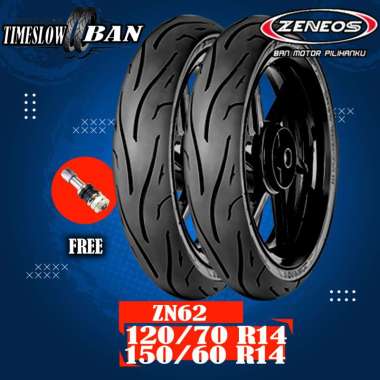 Zeneos ZN62 Tubeless Paket Ban Motor Yamaha Aerox [120/70 - 150/60 Ring 14]