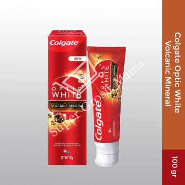 Colgate Optic White Volcanic Mineral 100 gr merah
