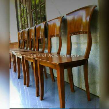 Kursi Makan Kayu Jati Antik Model Italia Desain Style Italy Furniture