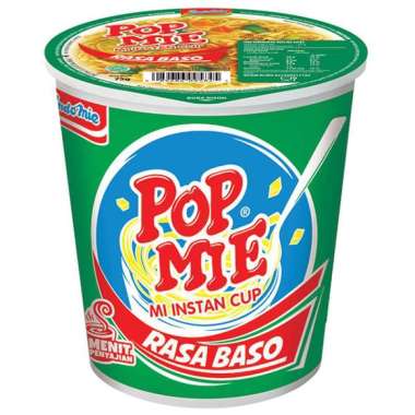 Promo Harga Indomie Pop Mie Instan Baso 75 gr - Blibli