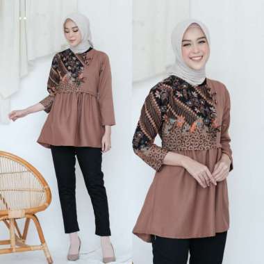 Jual Baju Gamis Batik Kombinasi Terbaru Harga Murah 2021 Blibli
