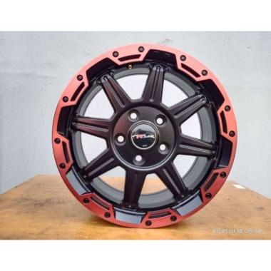 Velg Amw ProRacing Ring 15 x 7.0 Pcd 5x114.3 Black Red Ertiga, Inova - Jasa Home Service Black