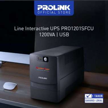 UPS PROLiNK PRO1201SFCU 1200VA Super Fast Charging Line Interactive UPS