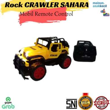 mainan anak mobil remot kontrol RC OFFROAD Rock CRAWLER SAHARA