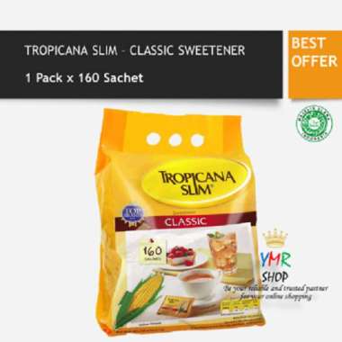 Tropicana Slim Classic Gula Sweetener 160 Pcs rendah Kalori