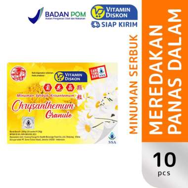 CHRYSANTHEMUM GRANULE 10'S MINUMAN SERBUK KRISANTEMUM | menjaga kesehatan tubuh , Mengurangi Flu
