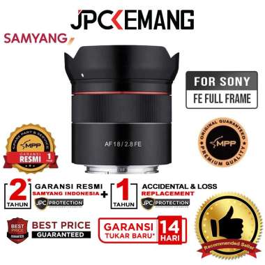 JPC KEMANG Samyang AF 18mm f2.8 for Sony E Samyang 18mm f2.8 Sony E GARANSI RESMI Standard Package