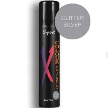 EXPERT SPRAY HAIR COLOR -Cat Rambut Semi Permanen Glitter Silver