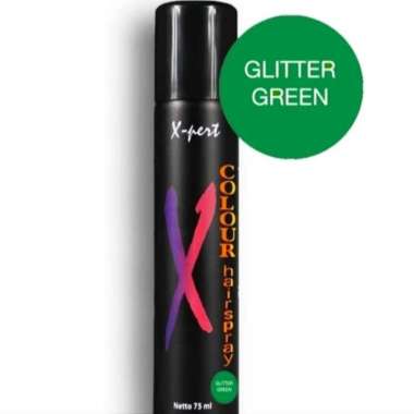 EXPERT SPRAY HAIR COLOR -Cat Rambut Semi Permanen Glitter Green